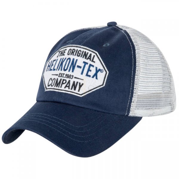 Helikon Trucker Logo Cap Cotton Twill - Blue