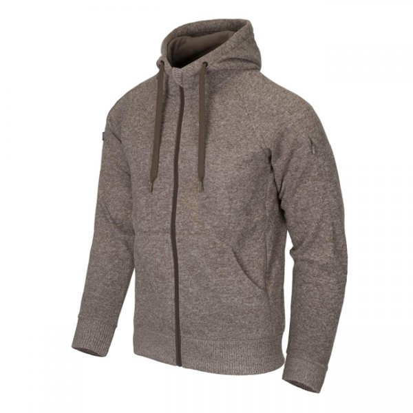 Helikon Covert Tactical Hoodie FullZip - Melange Light Tan - 2XL