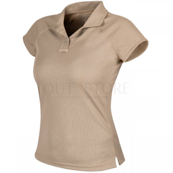 Helikon Women's UTL Polo Shirt TopCool Lite - Khaki - L