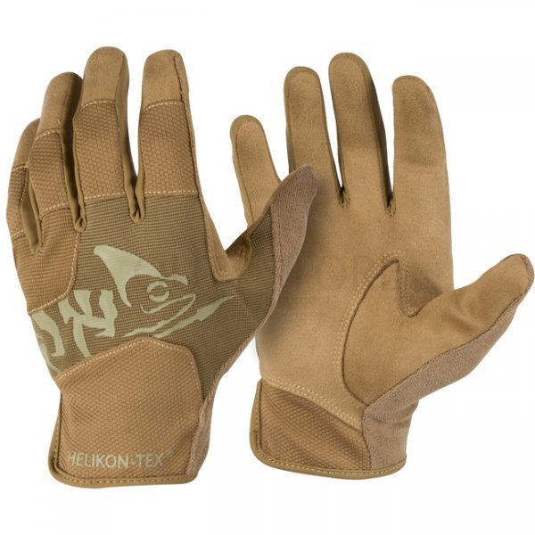 Helikon All Round Fit Tactical Gloves - Coyote / Adaptive Green A - M