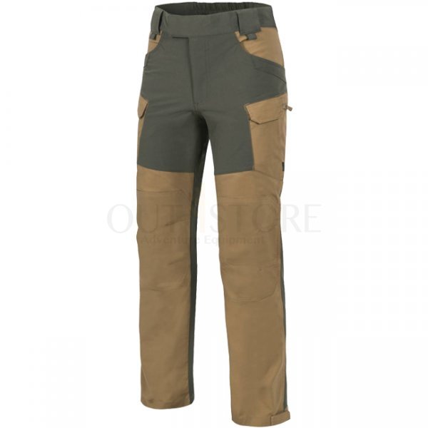 Helikon Hybrid Outback Pants Duracanvas - Coyote / Taiga Green - S - XLong