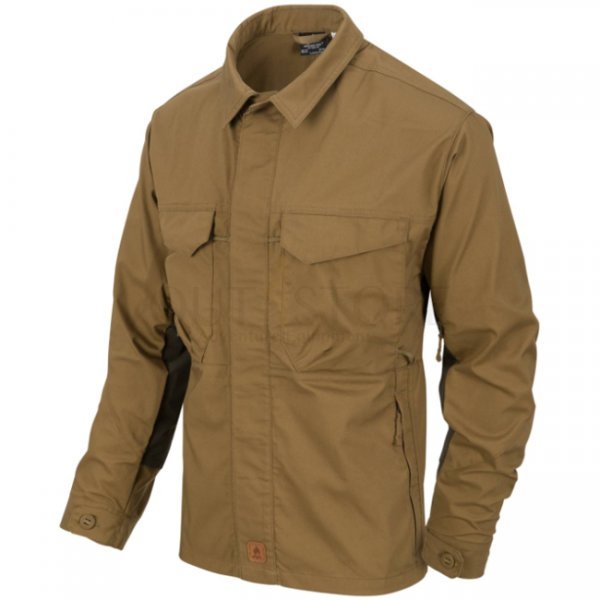 Helikon Woodsman Shirt - Coyote / Taiga Green A - XS