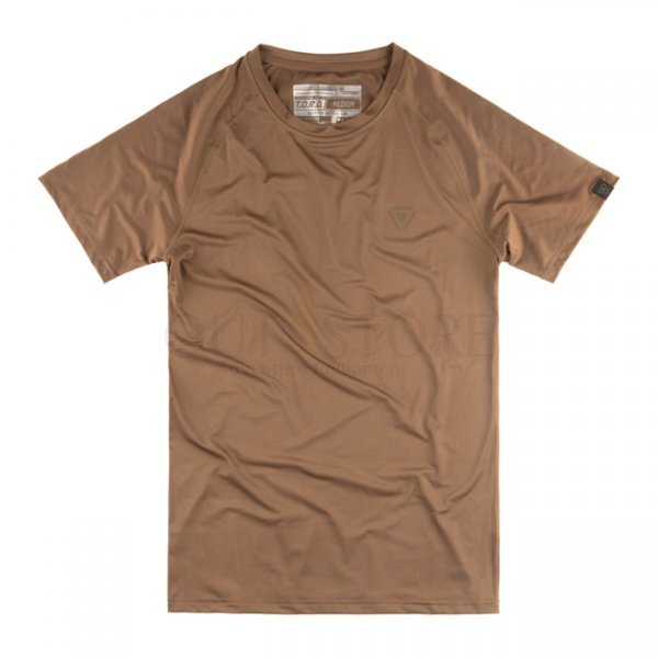 Outrider T.O.R.D. Covert Athletic Fit Performance Tee - Coyote - XS