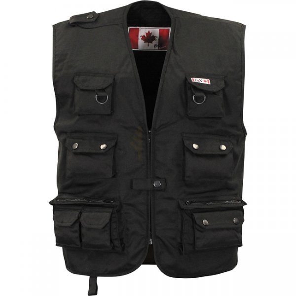 FoxOutdoor Heavy Outdoor Vest - Black - M