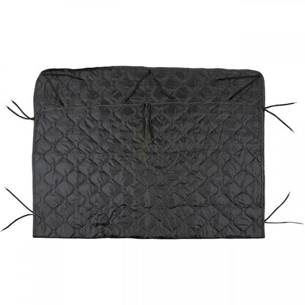 MFH Quilted Poncho Liner - Black