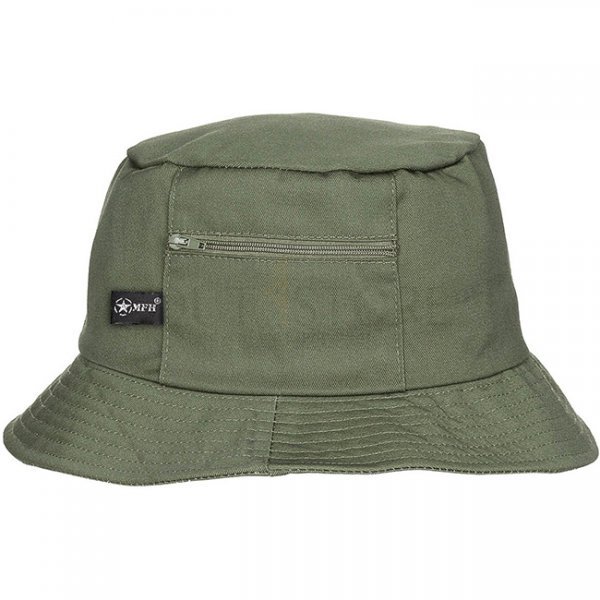 MFH Fisher Hat Small Side Pocket - Olive - 59