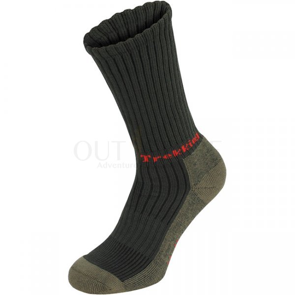 FoxOutdoor Trekking Socks LUSEN Terry Sole - Olive - 45-47
