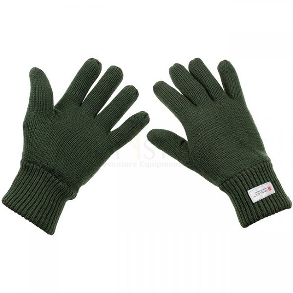 MFH Knitted Gloves 3M Thinsulate - Olive - XL