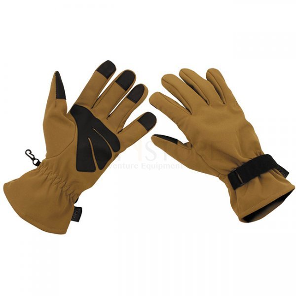 MFHHighDefence Gloves Soft Shell - Coyote - XL