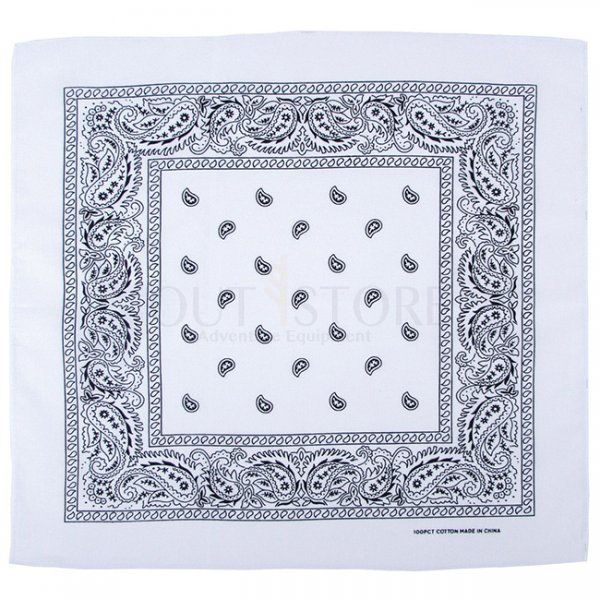 MFH Bandana Cotton 55 x 55 cm - White