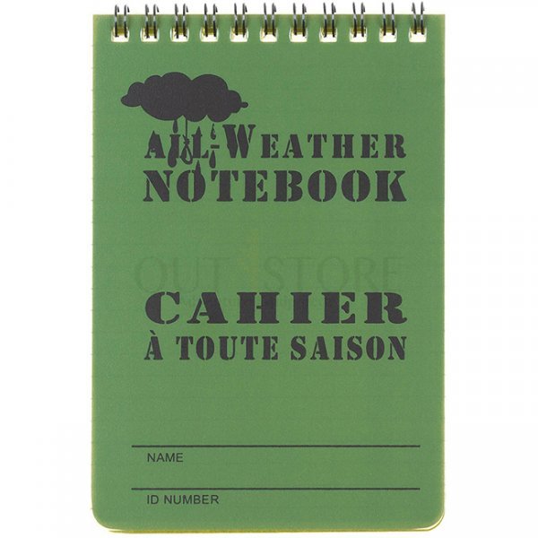 MFH Notebook Waterproof 10 x 15 cm