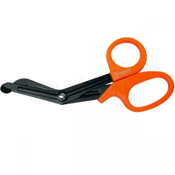 Pitchfork Trauma Shear 19cm - Orange