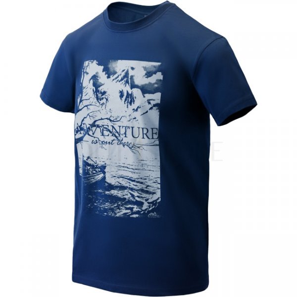 Helikon T-Shirt Adventure Is Out There - Dark Azure - 2XL