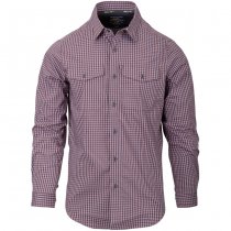 Helikon Covert Concealed Carry Shirt - Foggy Grey Plaid - XS