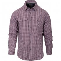 Helikon Covert Concealed Carry Shirt - Scarlet Flame Checkered - M