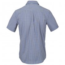 Helikon-Tex Covert Concealed Carry Short Sleeve Shirt - Royal Blue Checkered - 3XL
