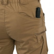 Helikon Urban Tactical Pants - PolyCotton Ripstop - Black - XS - Short