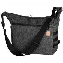 Helikon Bushcraft Satchel Bag Nylon Polyester Blend - Black-Grey Melange