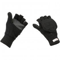 MFH Knitted Glove-Mittens 3M Thinsulate - Black - M
