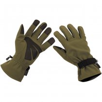 MFHHighDefence Gloves Soft Shell - Olive - S