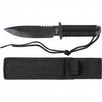 FoxOutdoor Wrapped Handle Knife - Black