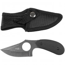 FoxOutdoor Fingerhole Knife G10 Handle - Black