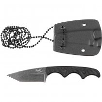 FoxOutdoor Neck II Knife G10 Handle - Black