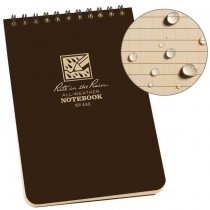Rite in the Rain Polydura Top-Spiral Notebook 4 x 6 - Brown