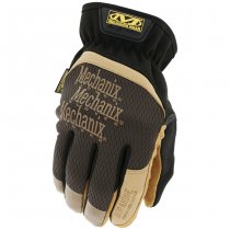 Mechanix FastFit Leather Gloves - Brown - XL