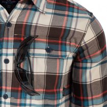 Helikon Greyman Shirt Nylon Sorona Blend - Foggy Meadow Plaid - XL