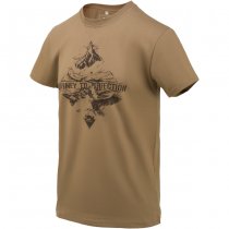 Helikon T-Shirt Mountain Stream - U.S. Brown - M