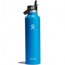 Hydro Flask Standard Mouth Insulated Water Bottle & Flex Straw 24oz